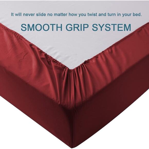 6-Piece Sheets SetRayon Derived from Bamboo Sheets Cooling - Picture 5 of 5